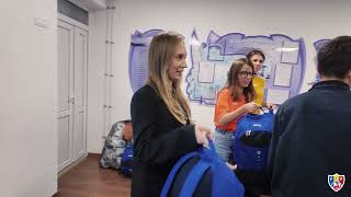 Fotbal în școli. Elevii din Ungheni au primit echipament sportiv nou