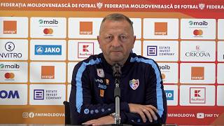 Conferința de presă dinaintea meciului Moldova - Bulgaria